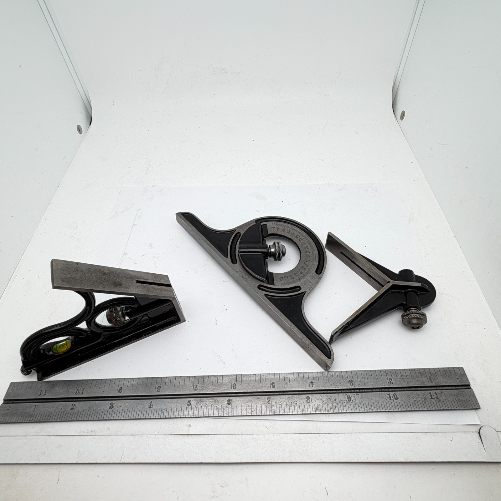 Preowned 12" UNION TOOL Co. Combination Square & Centrefinder Machinists