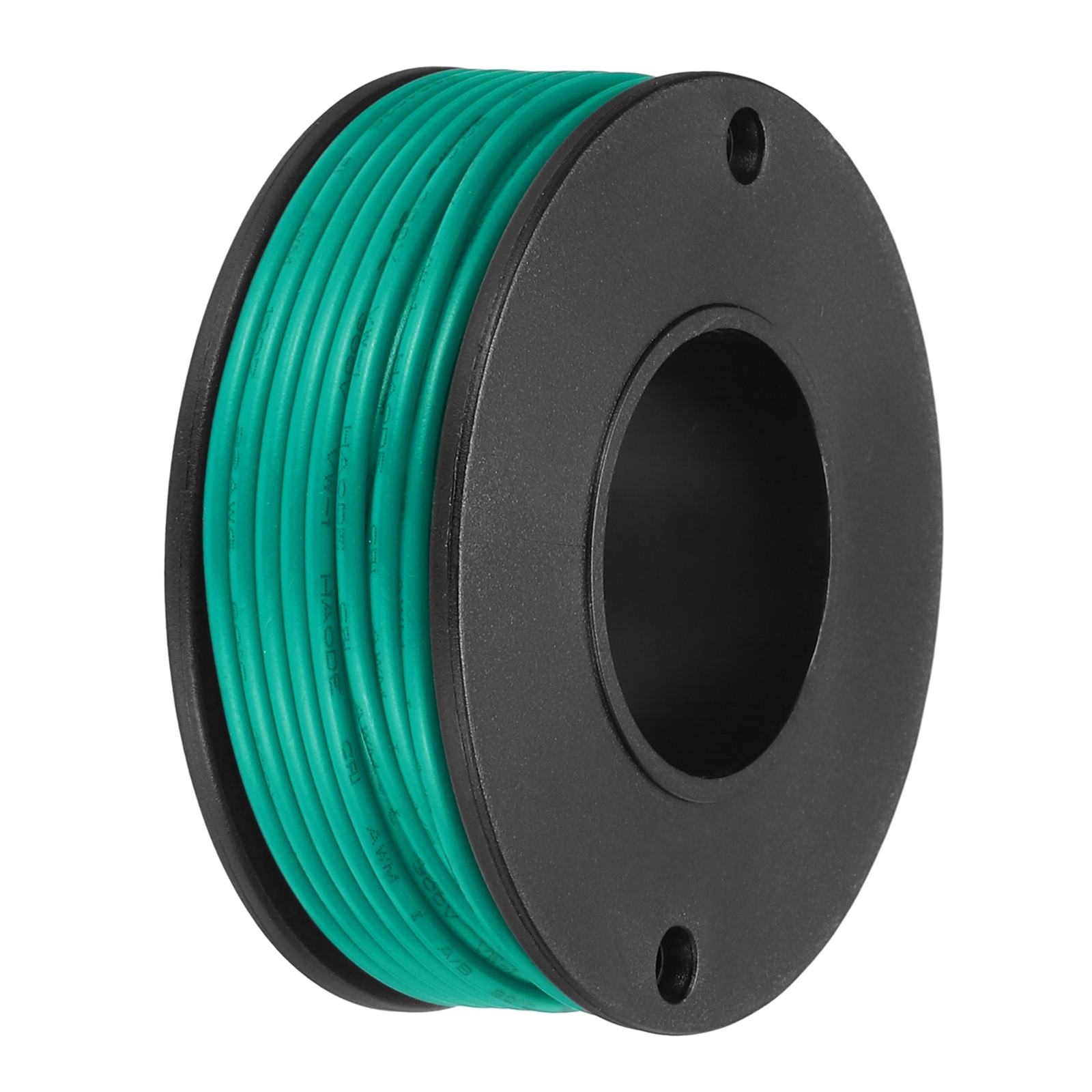 22AWG Stranded Wire PVC Hookup 10M/33ft Green Electrical Wire UL1007 Spool