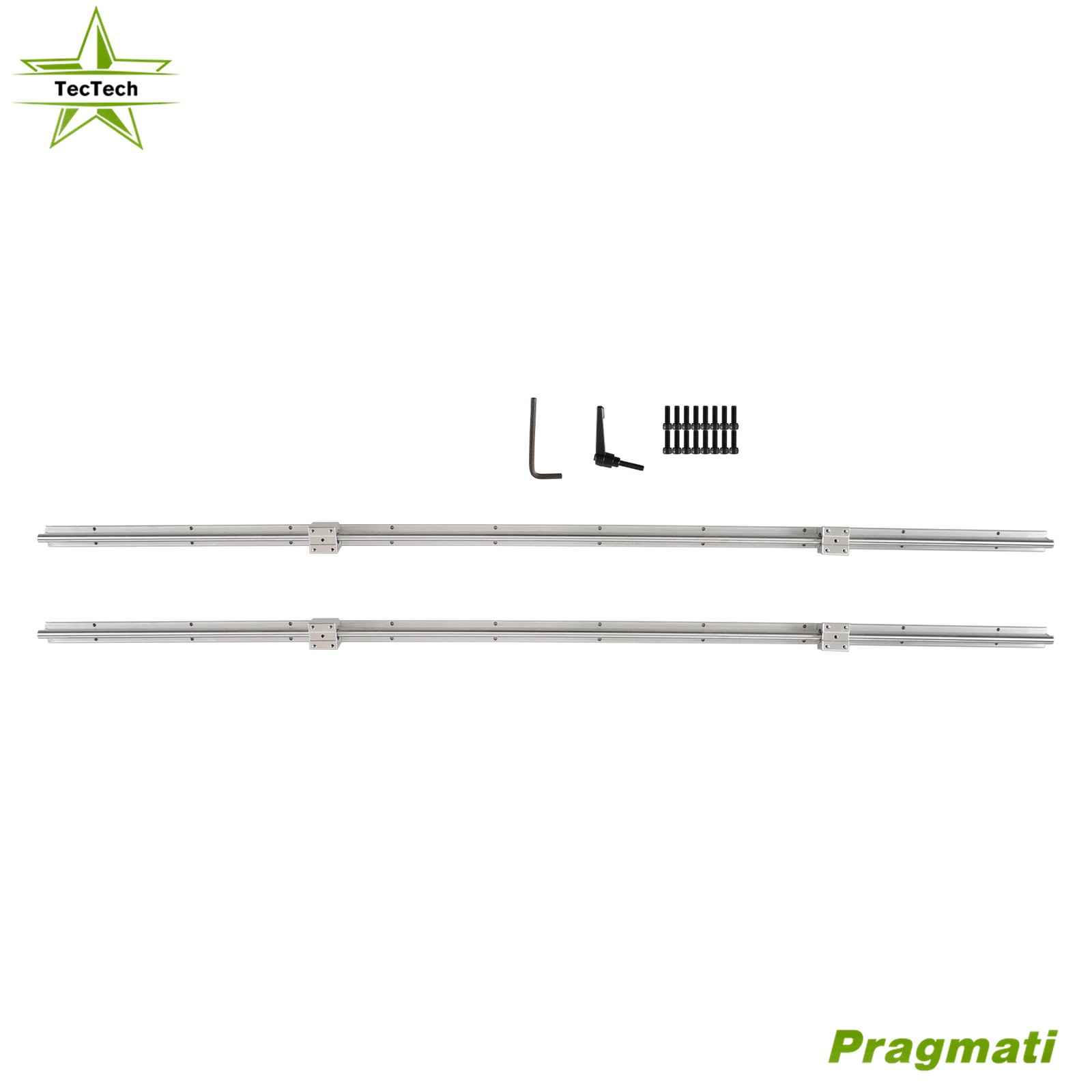2Pcs SBR12-1500mm Linear Rail + 4Pcs SBR12UU Blocks Bearing for DIY CNC routers