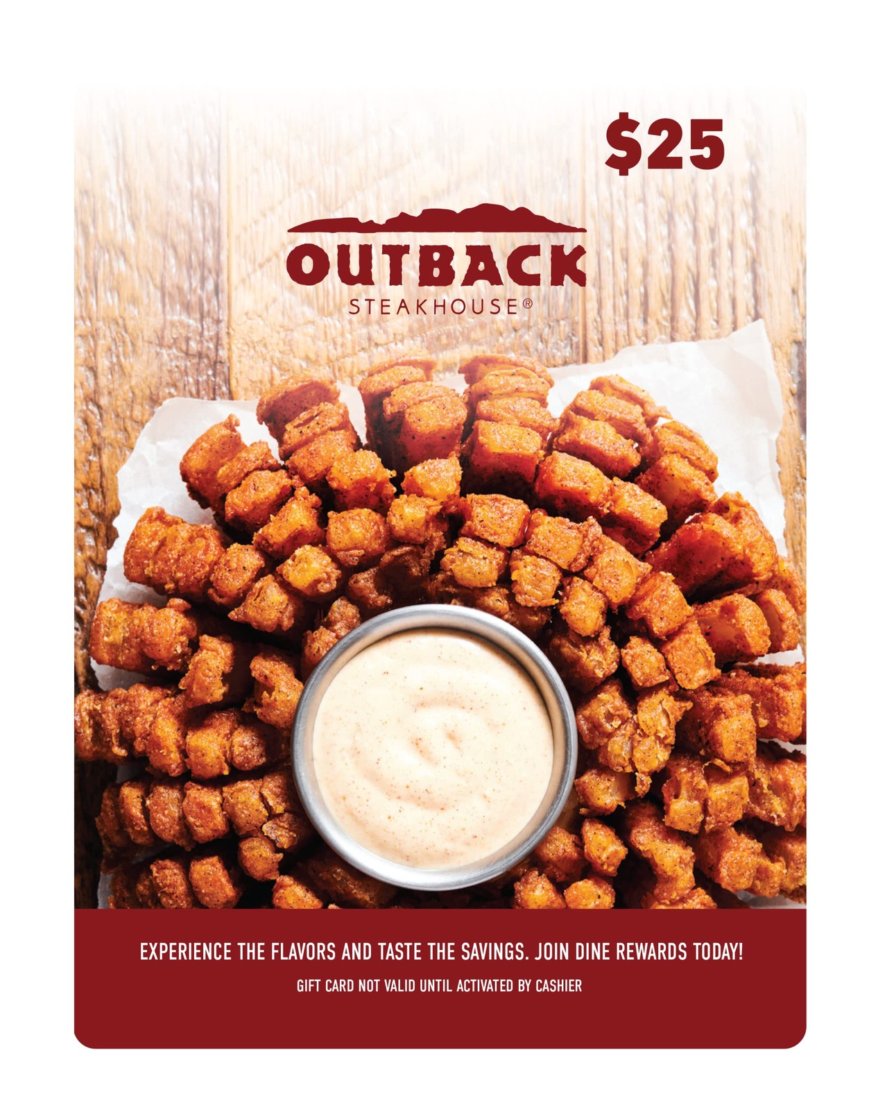 Restaurant Gift Card $25