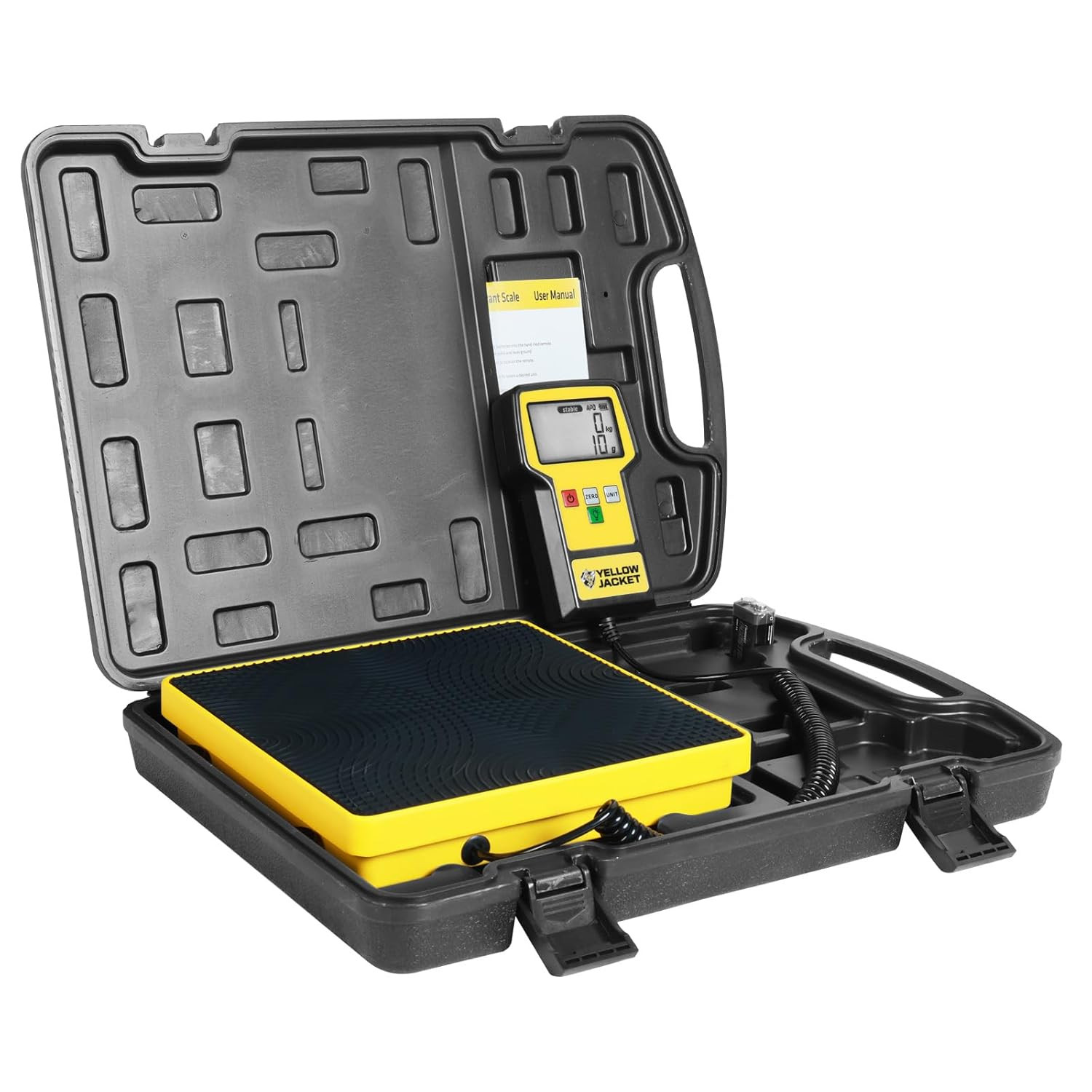 220 LBS High Precision Refrigerant Scale with LCD & Portable Case