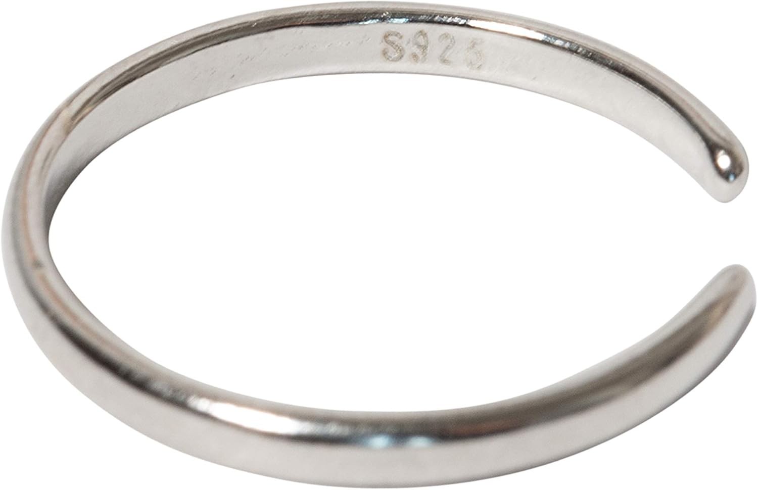 925 Sterling Solid Silver Adjustable Mixed Design Open Toe Ring Rings Finger...