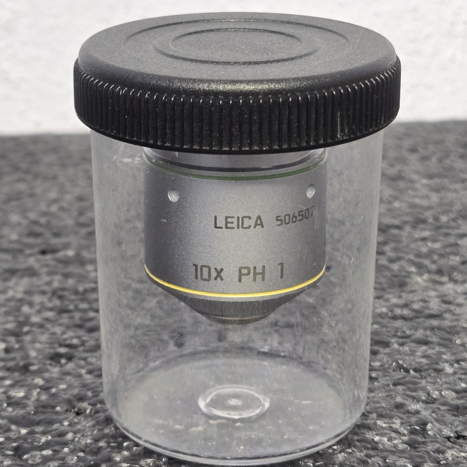 Leica Microscope Objective 506507 HCX PL FLUOTAR L 10x/0.30 PH1 ∞/-/D  #2