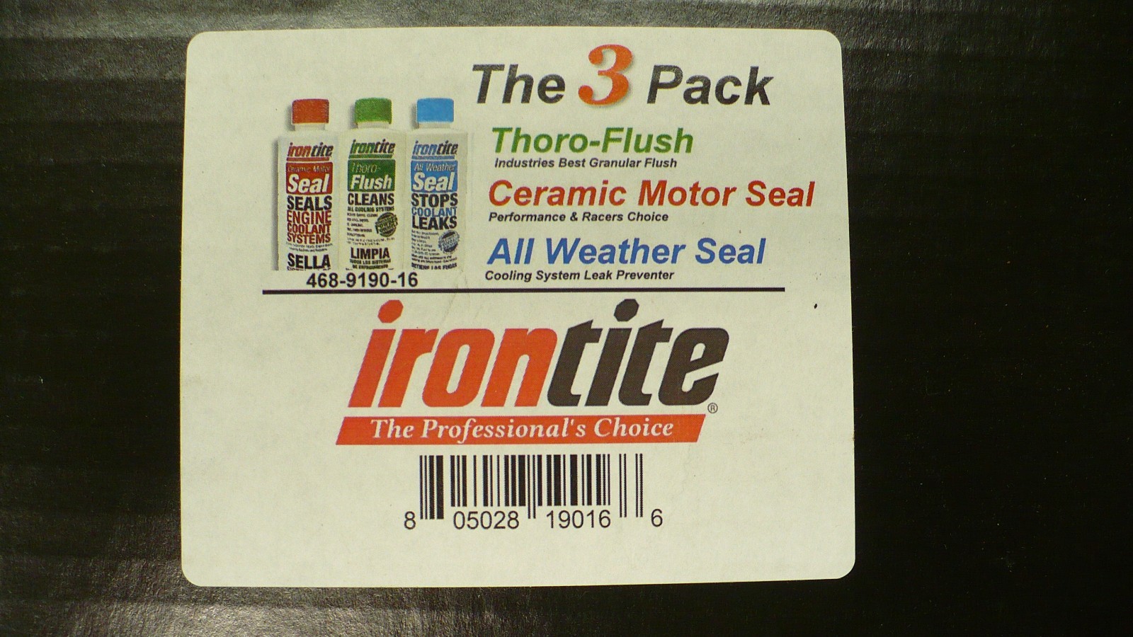 Irontite 3-Pack Cooling System Additives