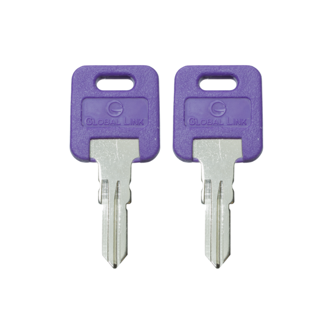 1 Pair (2 keys) Global Link Precut Key to code G335 RV Trailer Camper Keys