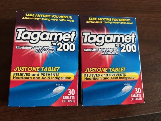 Tagamet Heartburn & Acid Reducer 200mg Tablets 30ct Exp 10/27 Lot of 2      (73)