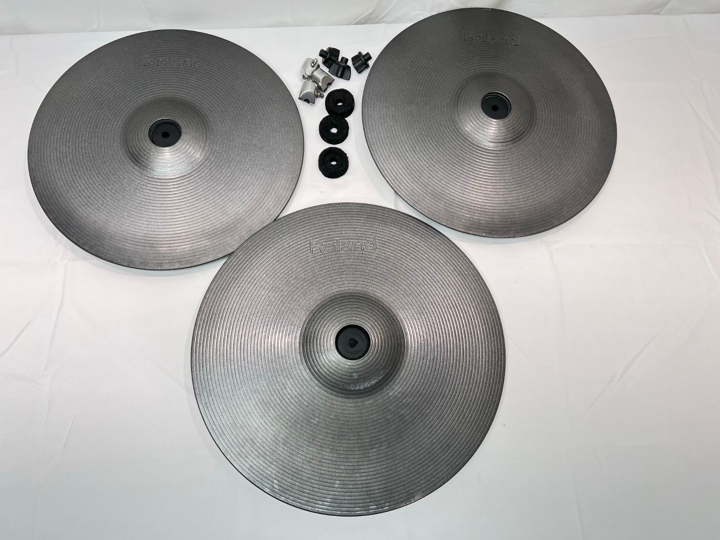 Roland  THREE  PACK  CY14MG  +  CY15MG  Crash  Ride  V-Cymbal  V  Drum  CY-14C-M
