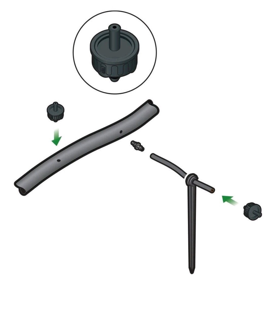 DIG 1 GPH Pressure Compensating Dripper B221-100PC (100-Pack)