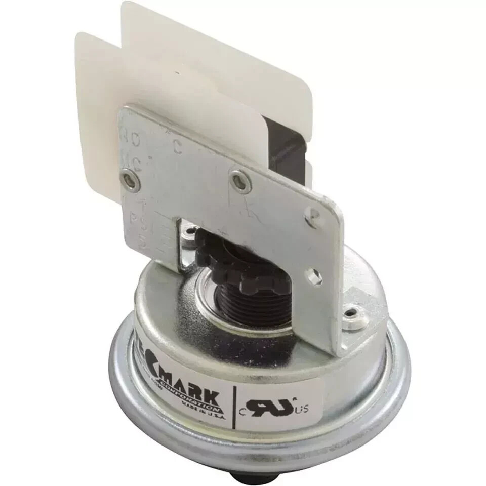 Tecmark Corporation 3010 Pressure Switch, Tecmark, 25A, 1/8"mpt, SPNO, Plastic