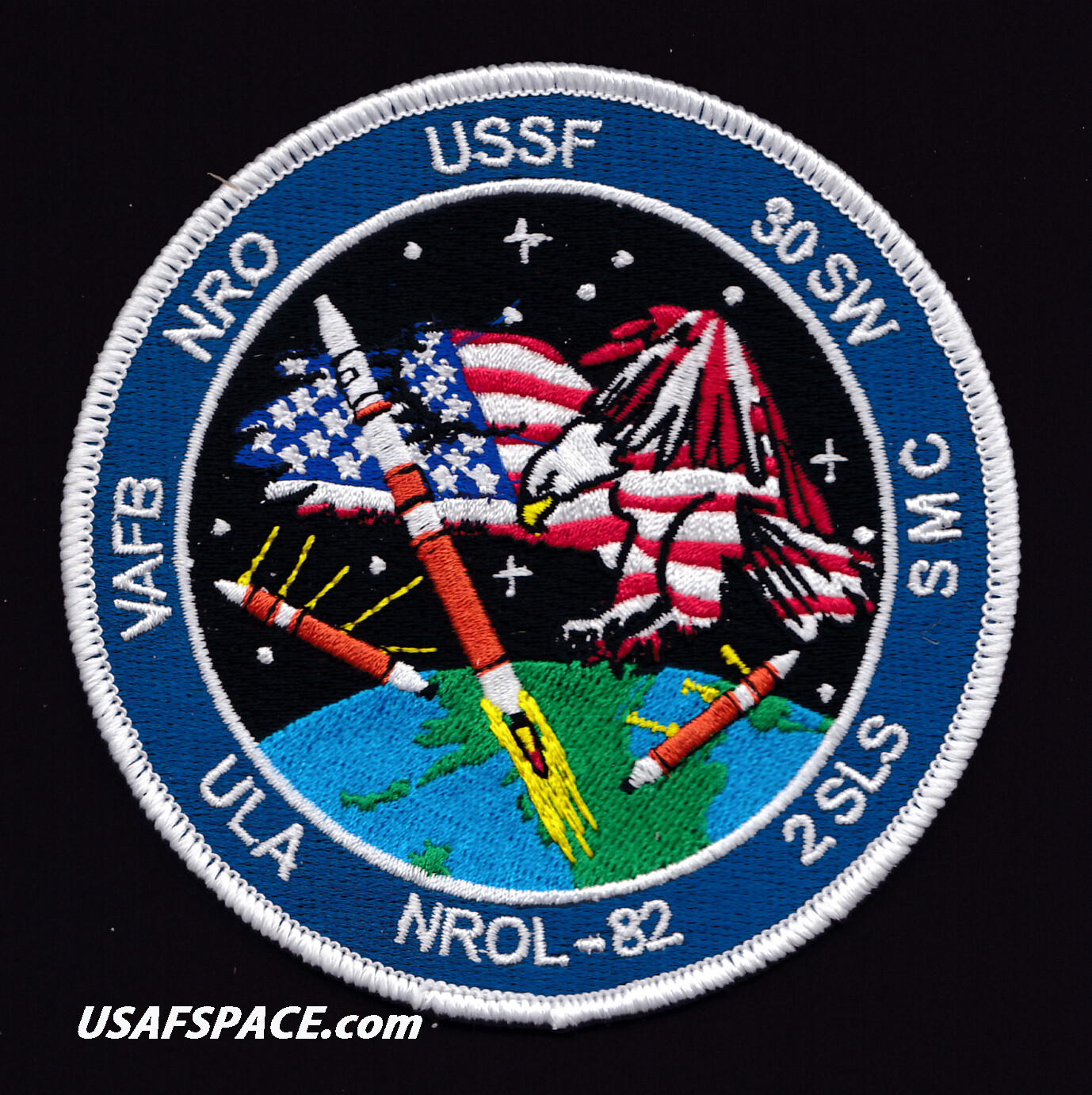 Authentic NROL-82 DELTA IV H  VAFB USAF USSF Classified SATELLITE Launch PATCH