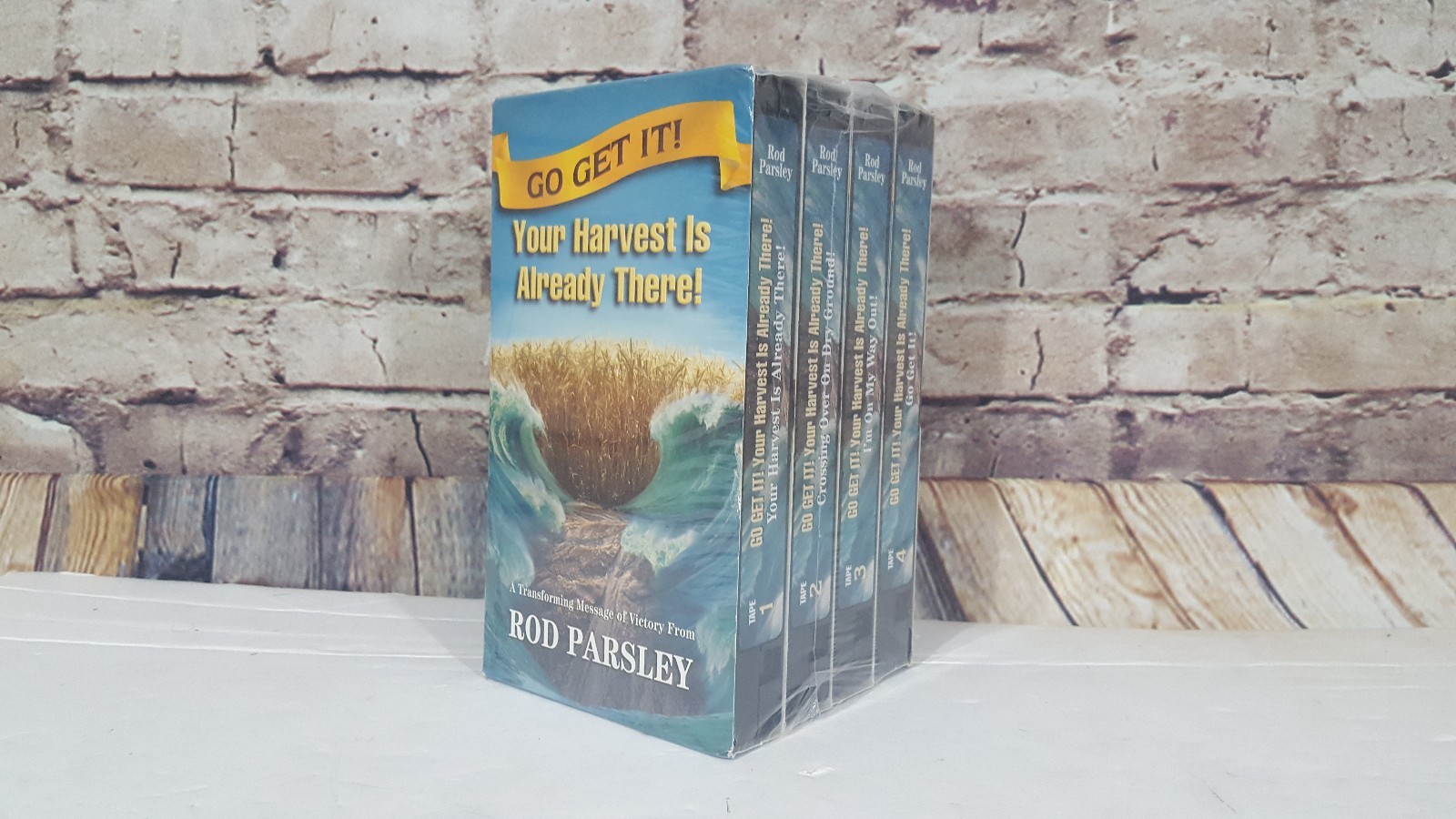 Go Get It VHS Tapes  by Rod Parsley - Ministry of World Harvest Church - Sealed