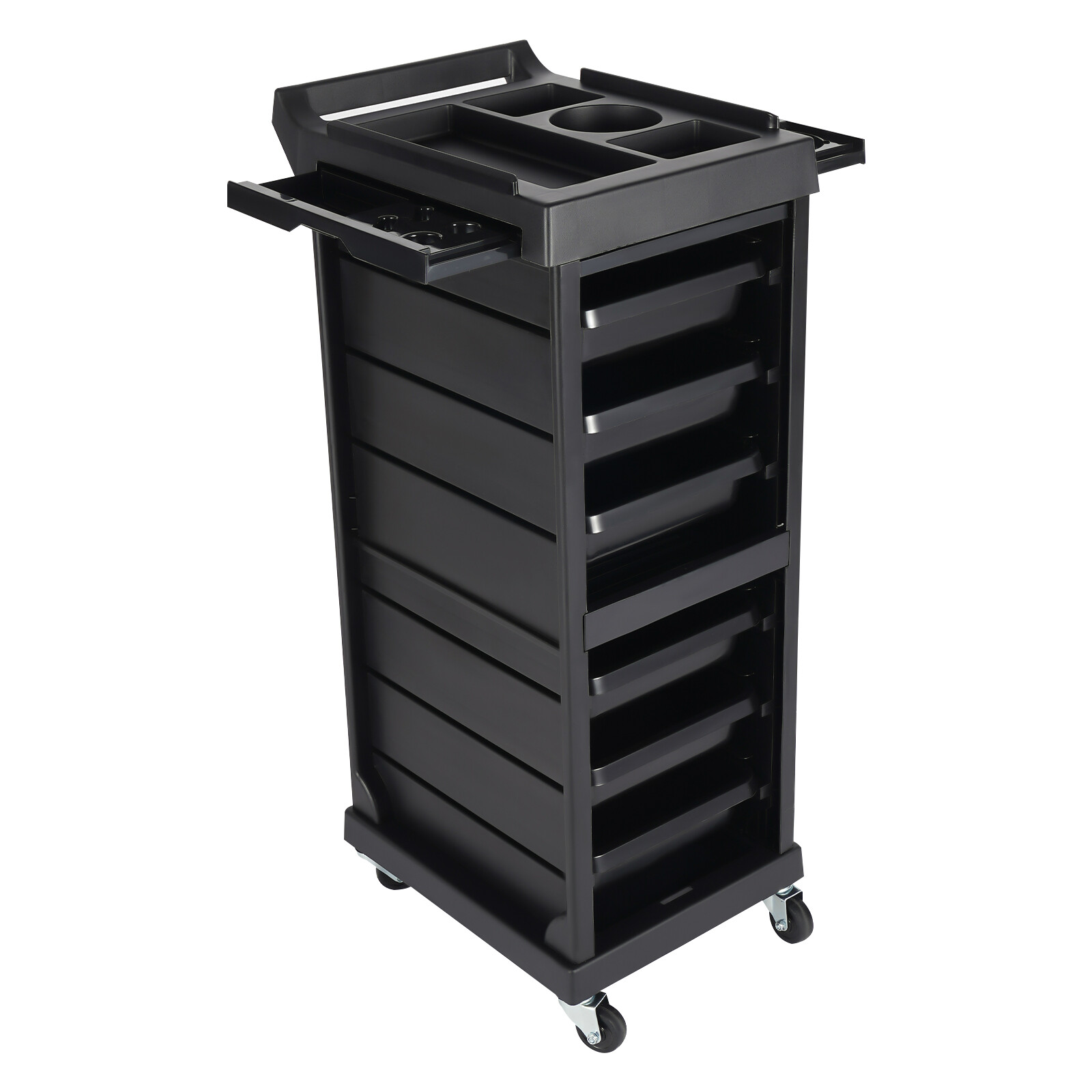 7-Layers Beauty Barber Cart Barber Organizer Rolling Cart Rolling Trolley Cart