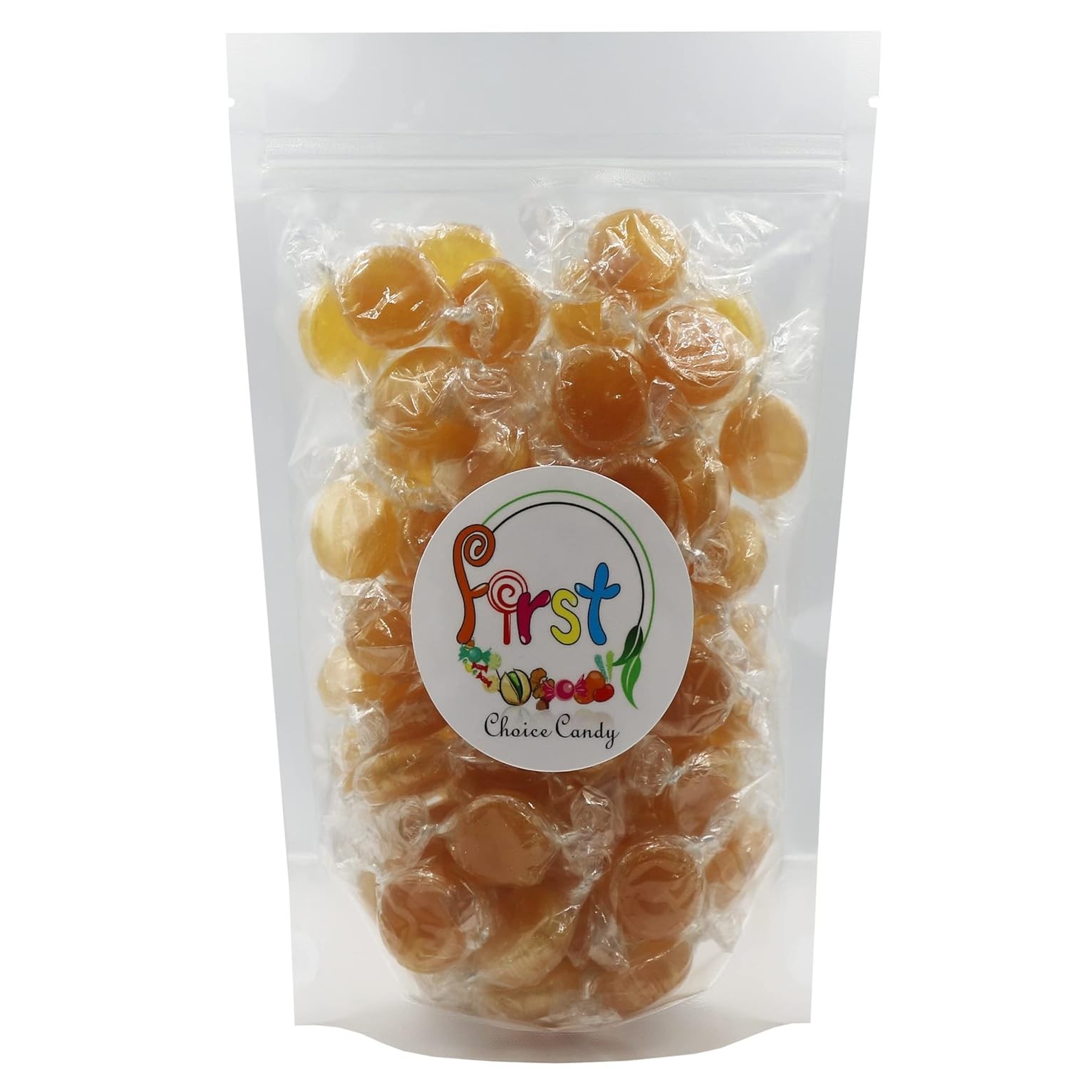 FirstChoiceCandy Individually Wrapped Butterscotch Hard Candy Disc Buttons