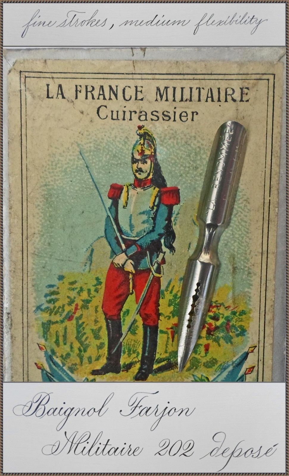 12 vintage Baignol & Farjon no.0202 La France Militaire