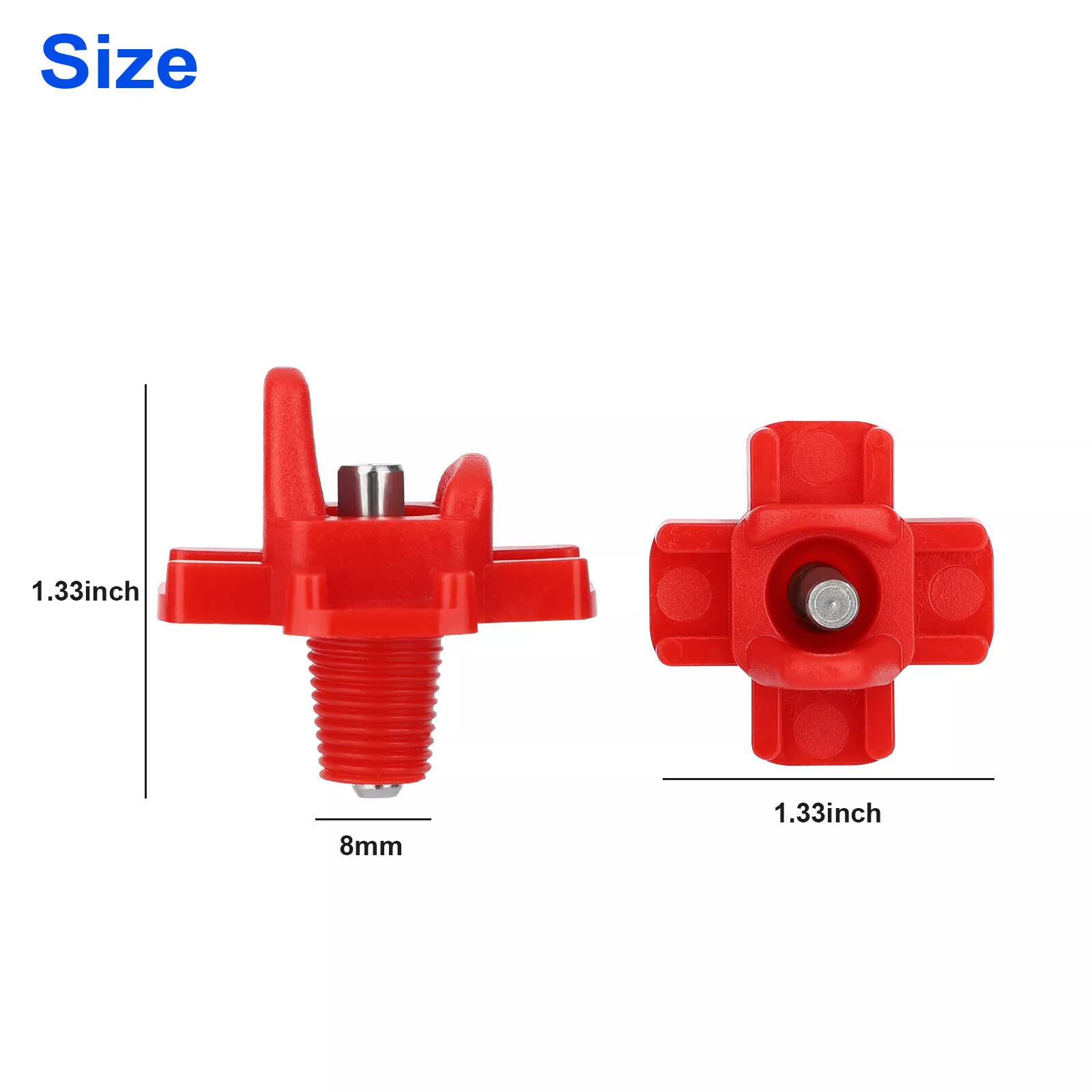 20× Chicken Nipples Automatic Waterer Poultry Drinker Hen Duck Quail Drinking US
