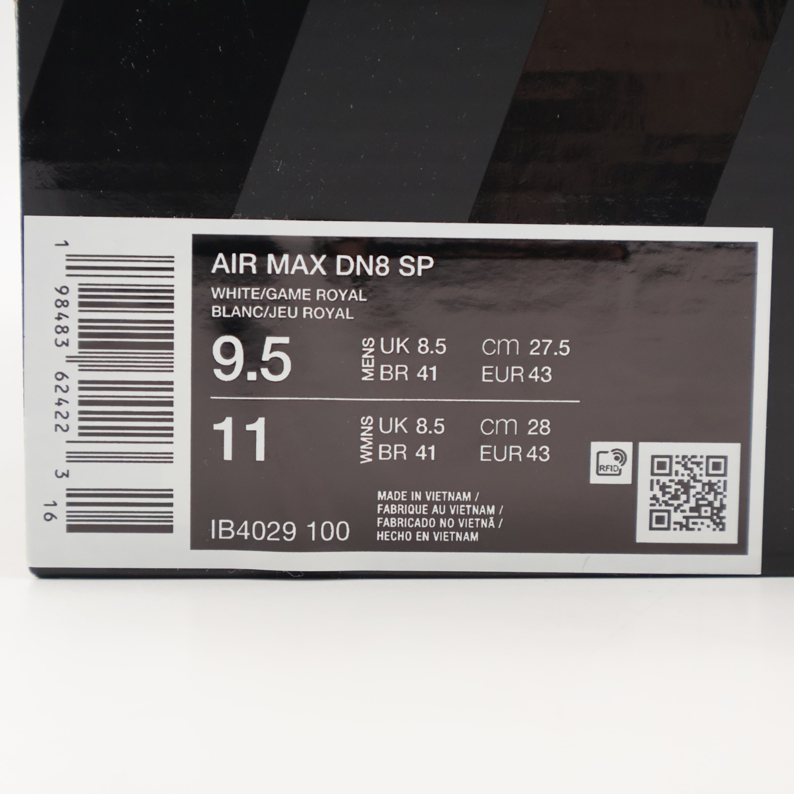 IB4029-100 Patta Nike Air Max DN8 SP White Metallic Silver (Men's)