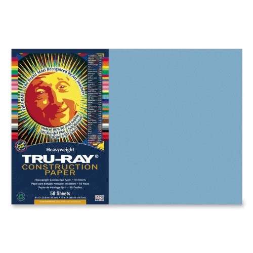 Pacon PAC103048 Art Paper 12x18 Steel Blue 50 Sheets