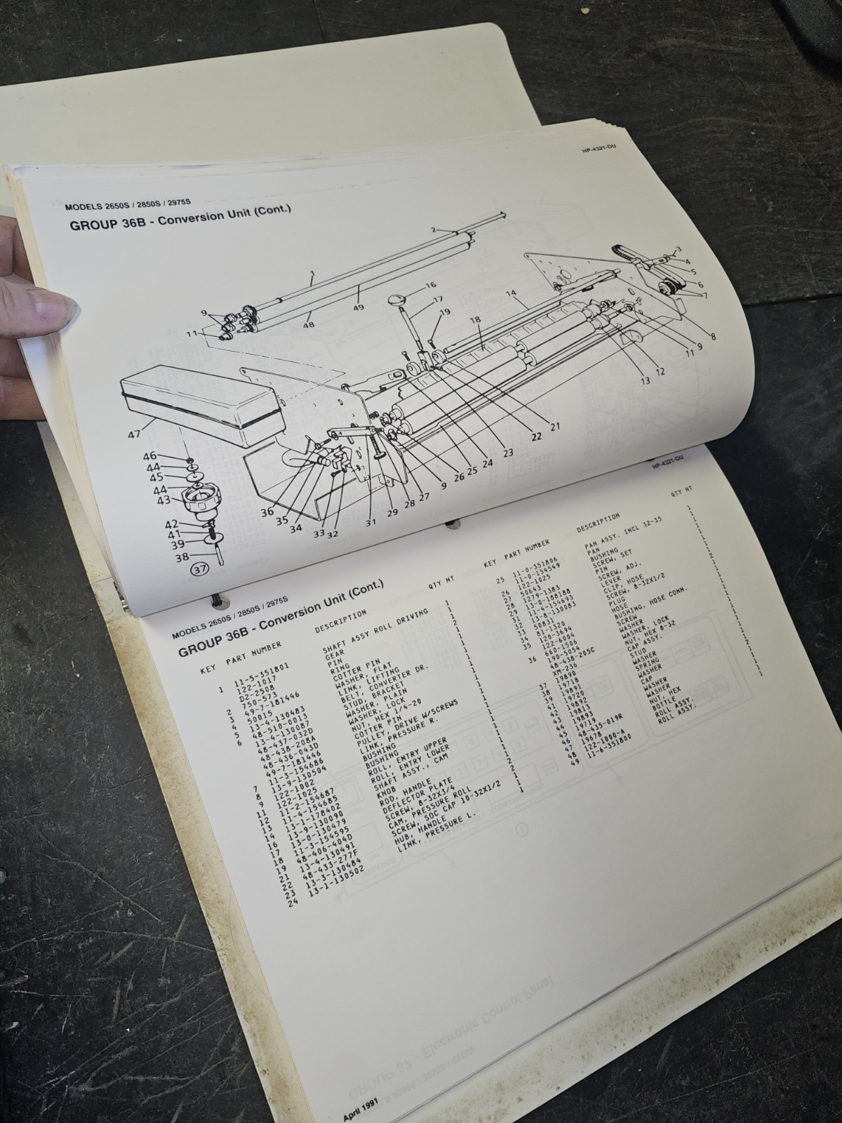 MULTIGRAPHICS OFFSET PRESS PARTS CATALOG HP-4292-DU REV, October 1995