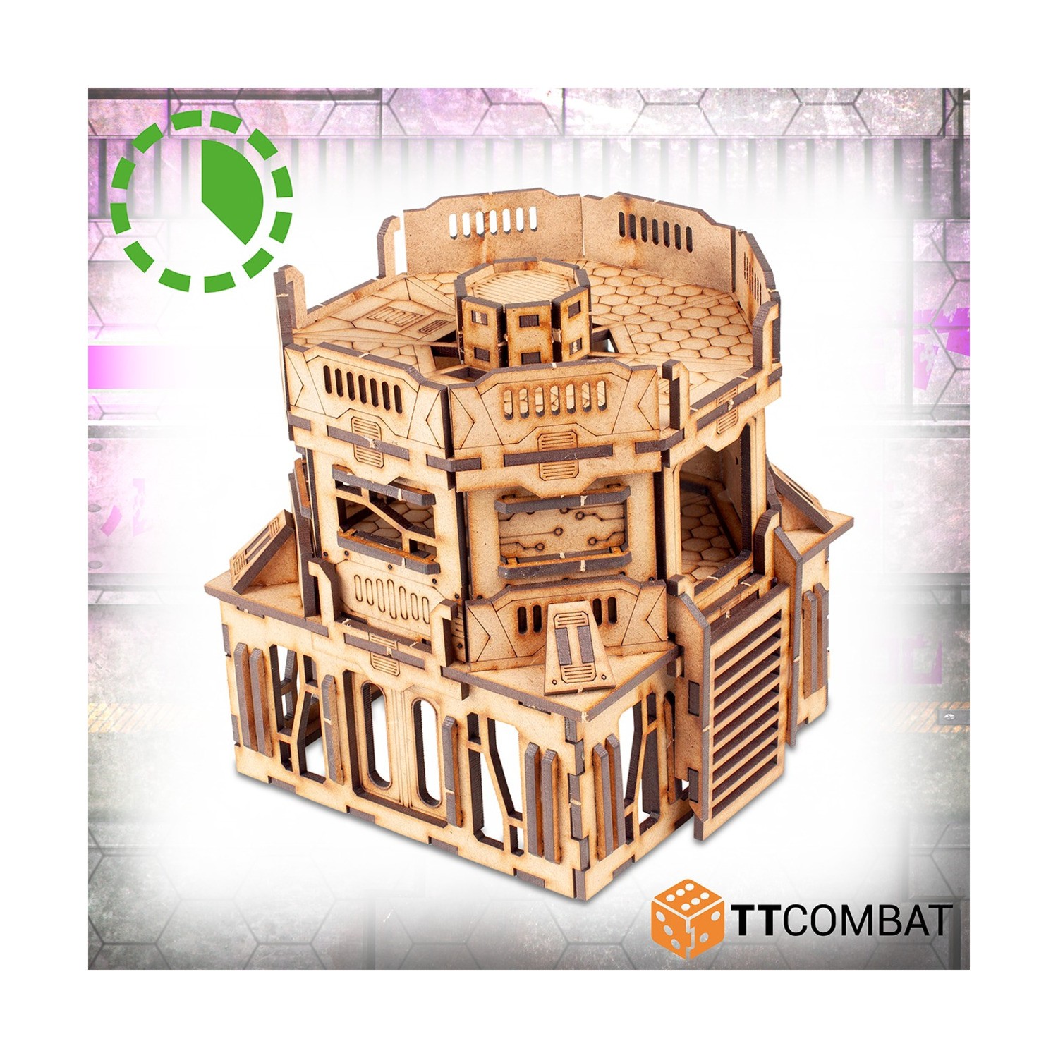 TT Combat Terrain 32mm Octo Pod Tower SW (New)