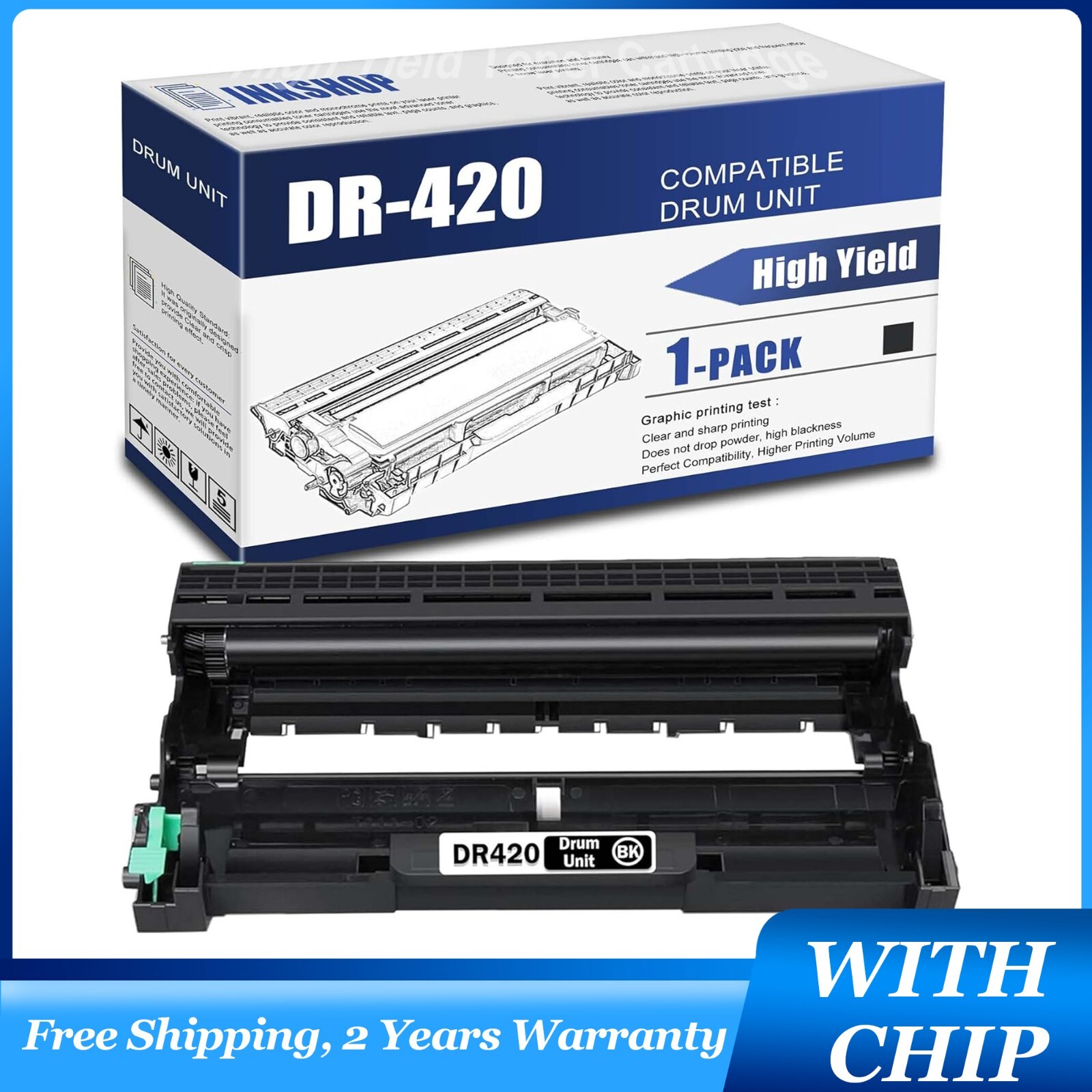 FADSOON® DR420 Drum For Brother HL-2230 HL-2270DW DCP-7060D MFC-7365N 7360DN