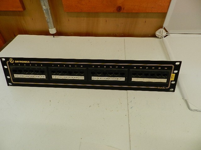 Ortronics 24 Port Patch Panel OR-851004904 CAT5 T568B