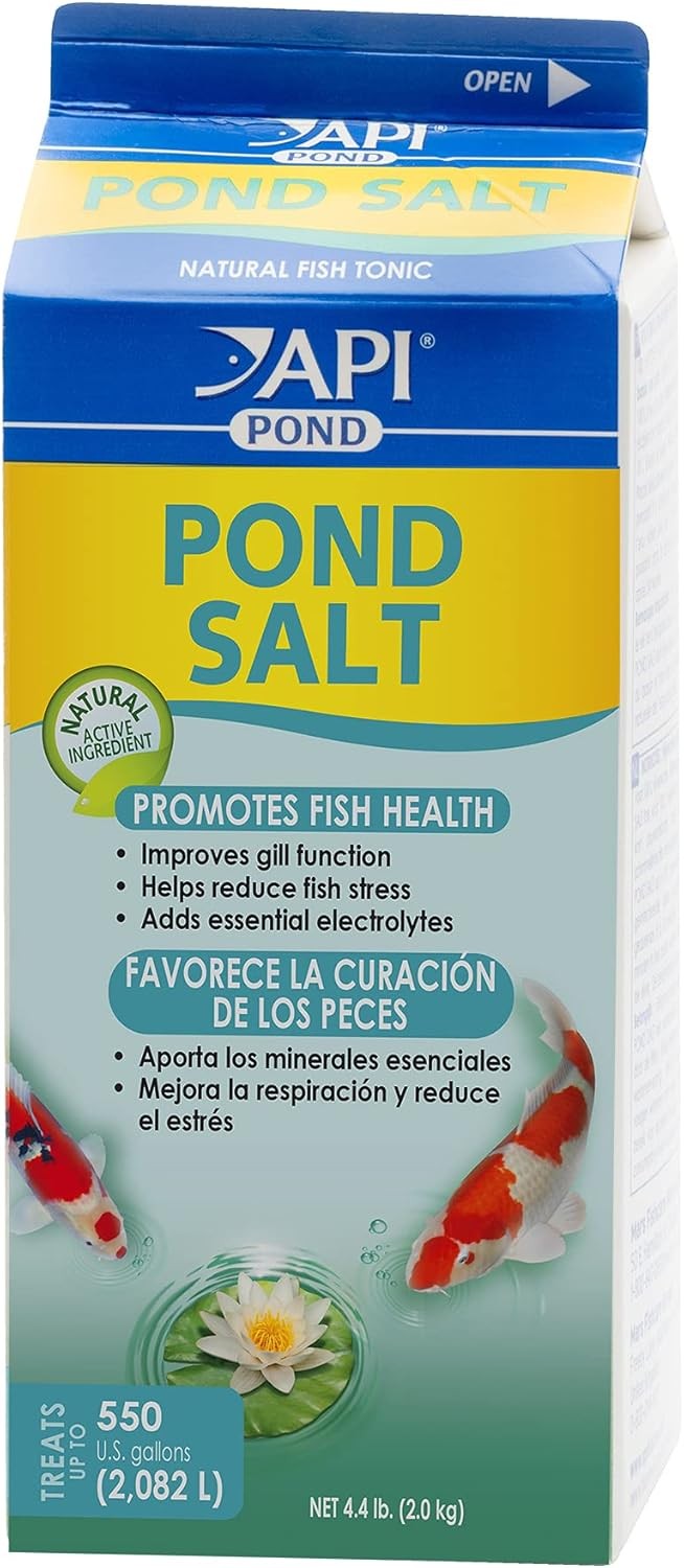 API POND SALT Pond Water Salt 4.4-Pound Container 4.4 pound, White
