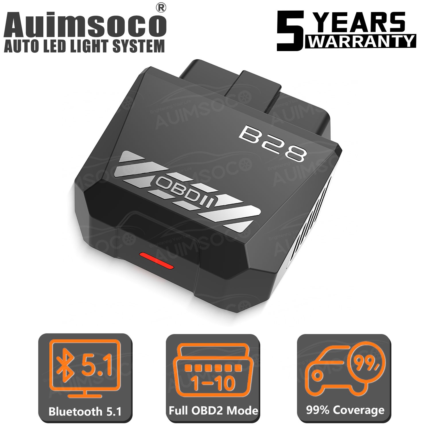 For East to West Bluetooth OBD2 Scanner Diagnostic Tool Fault Code Reader Tool