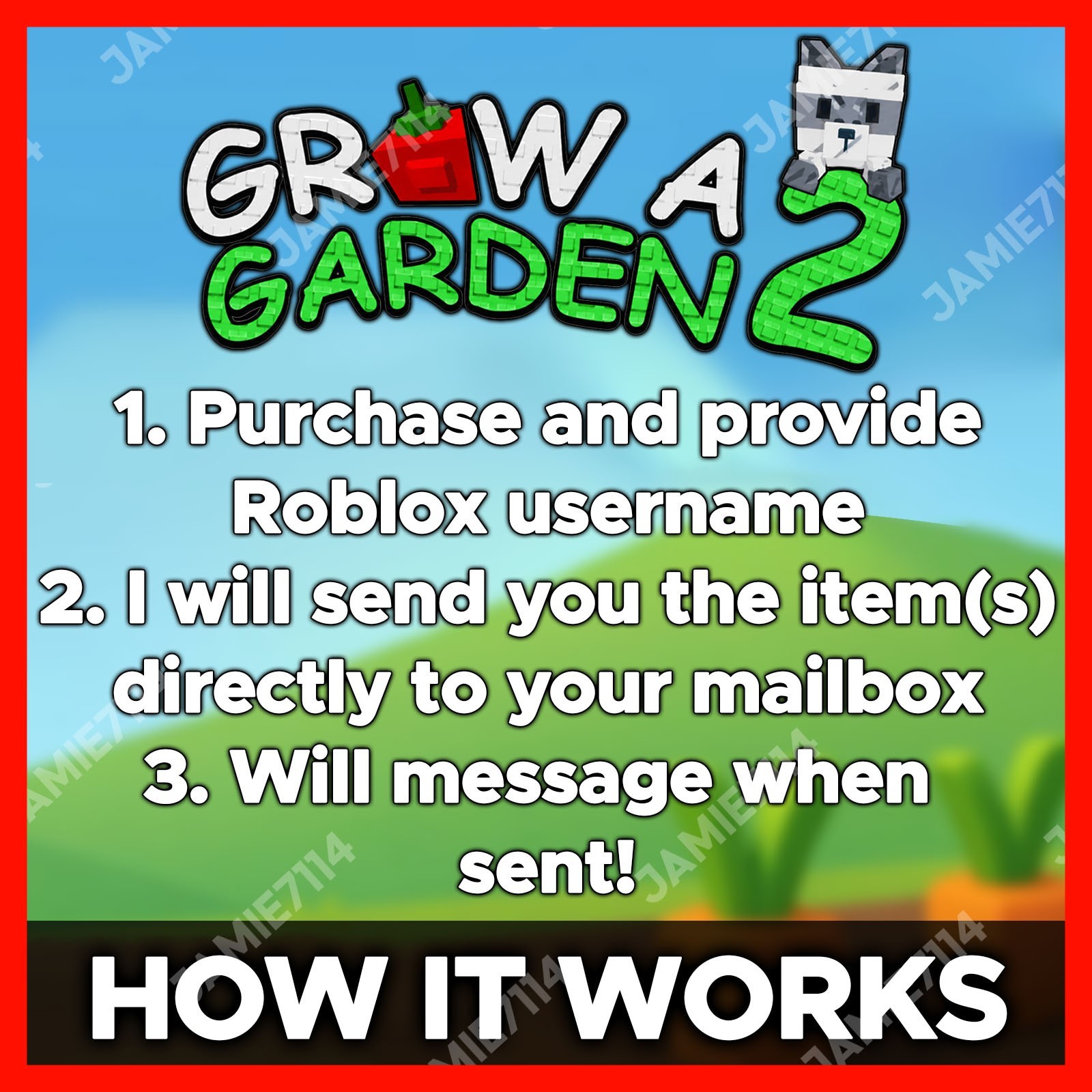 🪴Grow a Garden 2 | Big Bunny | GAG2 Fast & Easy