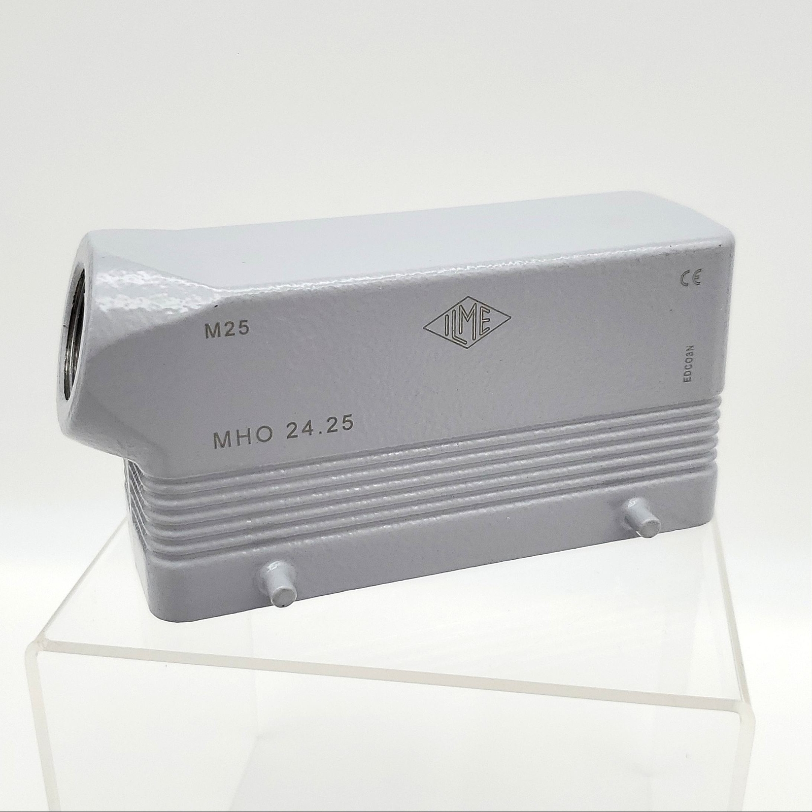 ILME MHO 24.25 Rectangular Connector Hood M25 Opening 4.5"L x 1.5"W x 2.375"H