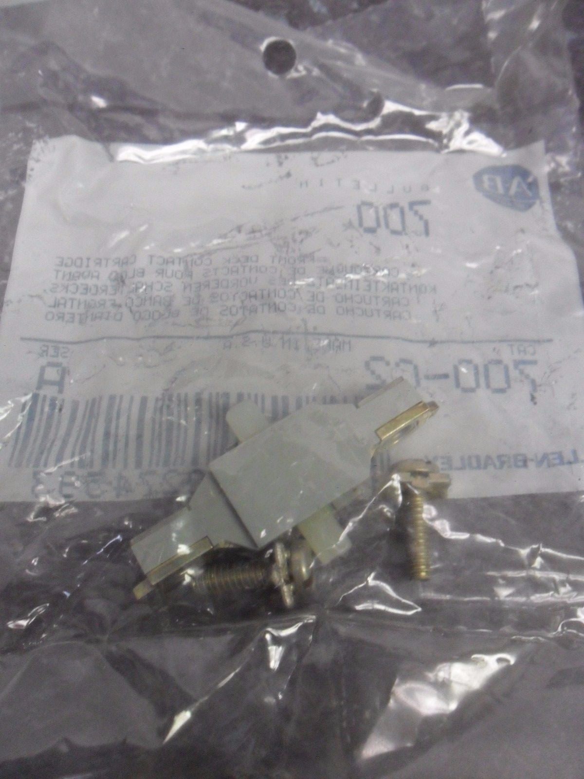 New Allen Bradley 700-C2 Front Deck Contact Cartridge NIFP