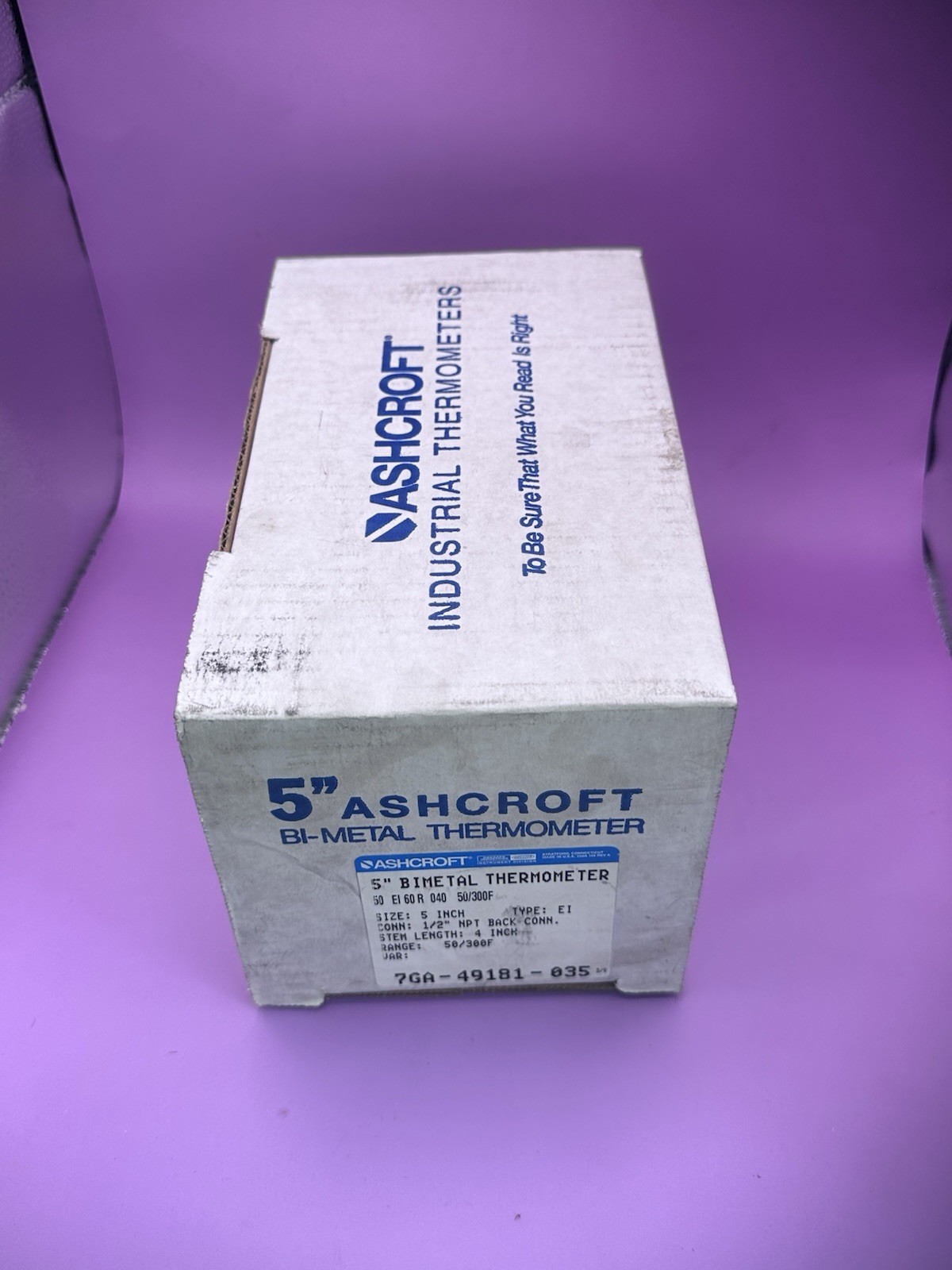 ASHCROFT 50 EI 60R 040 50/300F