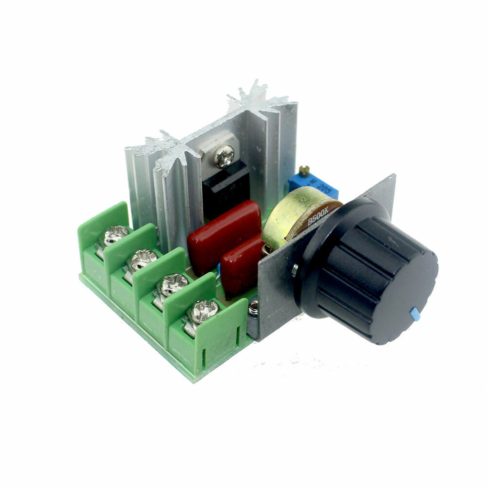 2000W 110V AC SCR Voltage Regulator Adjustable Motor Speed Control Controller