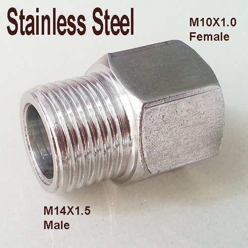 Fitting Reducer Metric M14 M14X1.5 Male to M10 M10X1.0 Female Gauge Meter #CQ
