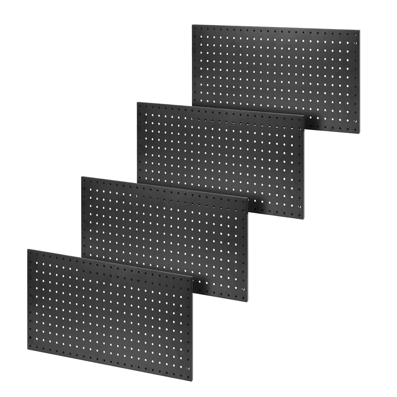 Eastern Tree 4 Packs Pegboard Wall Organizer, Metal Pegboard Panels Tool Organiz