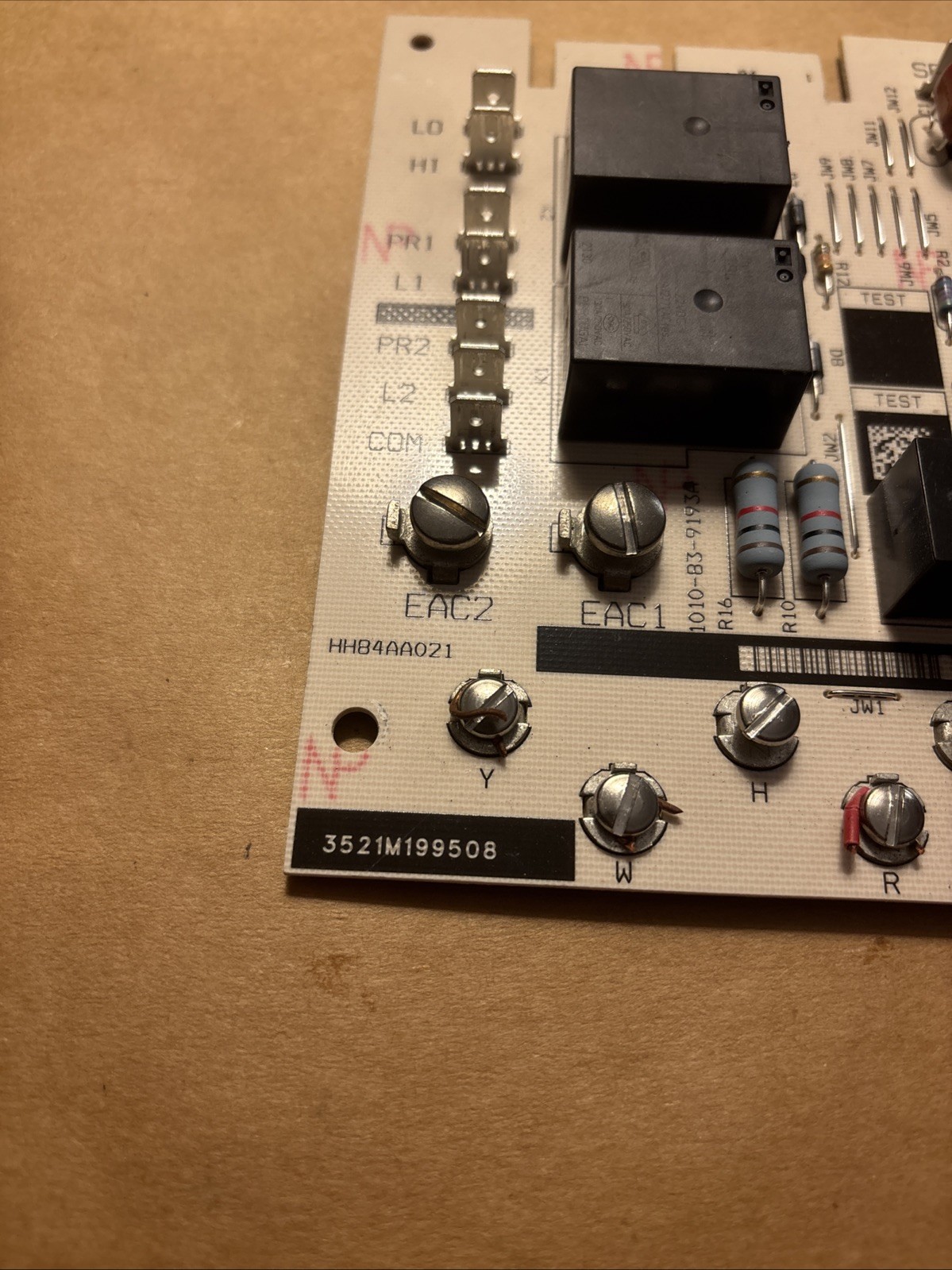 Carrier Bryant HH84AA021 Control Board 1010-919