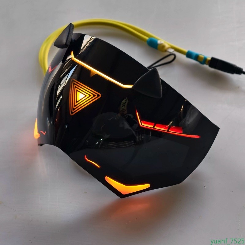 Zenless Zone Zero Trigger Cosplay High Beauty Half Face Mask Luminous Eye Mask