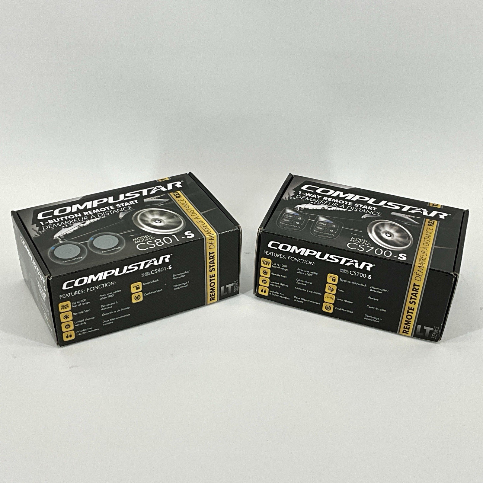 Lot of 2 Compustar 1-way Remote Starters New In Box