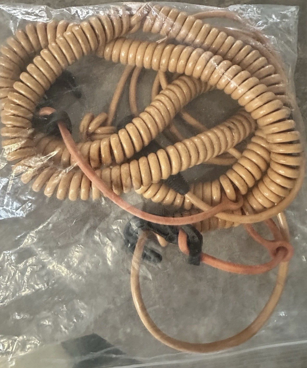 DAVID CLARK, HEADSET EXTENSION CORD (COILED) 26 ft.  C31-26DG in Day Glow Orange