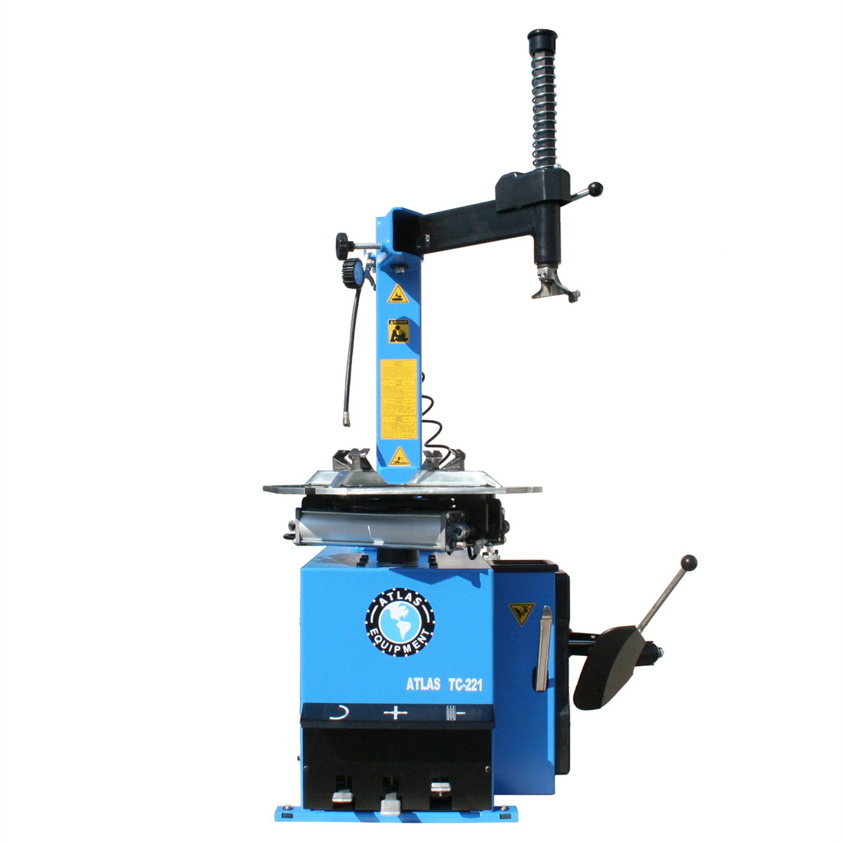 Atlas Automotive Equipment TC221 Tire Changer, Rim Clamp, Swing Arm, Air Jaws, P