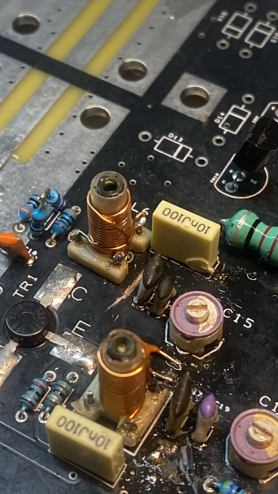 MI MARCONI 2955A to 2955R optional kit experiment board