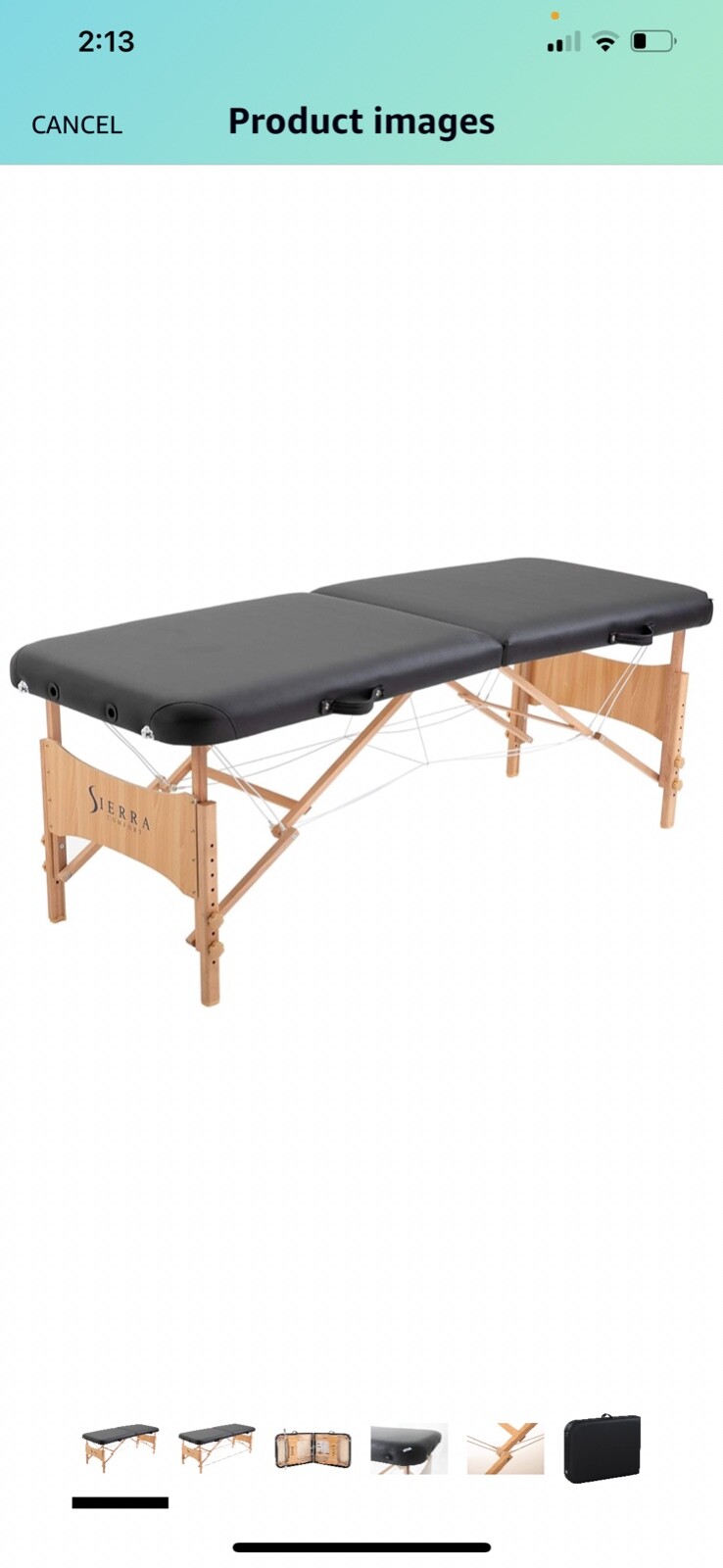 massage bed portable