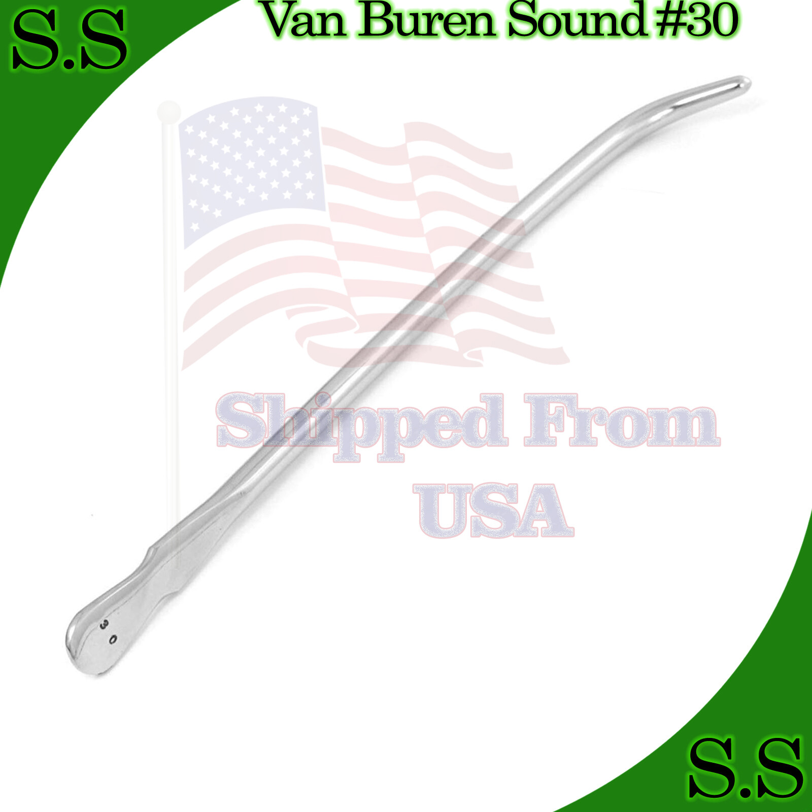 Van Buren Sound #30 Ob/Gyn Urology Surgical Instruments