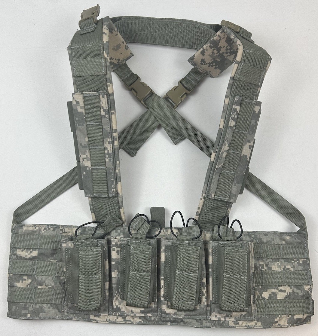 TAG Tactical Chest Rig Camo 6-Magazine Pouch   Large New No Tags Military Style