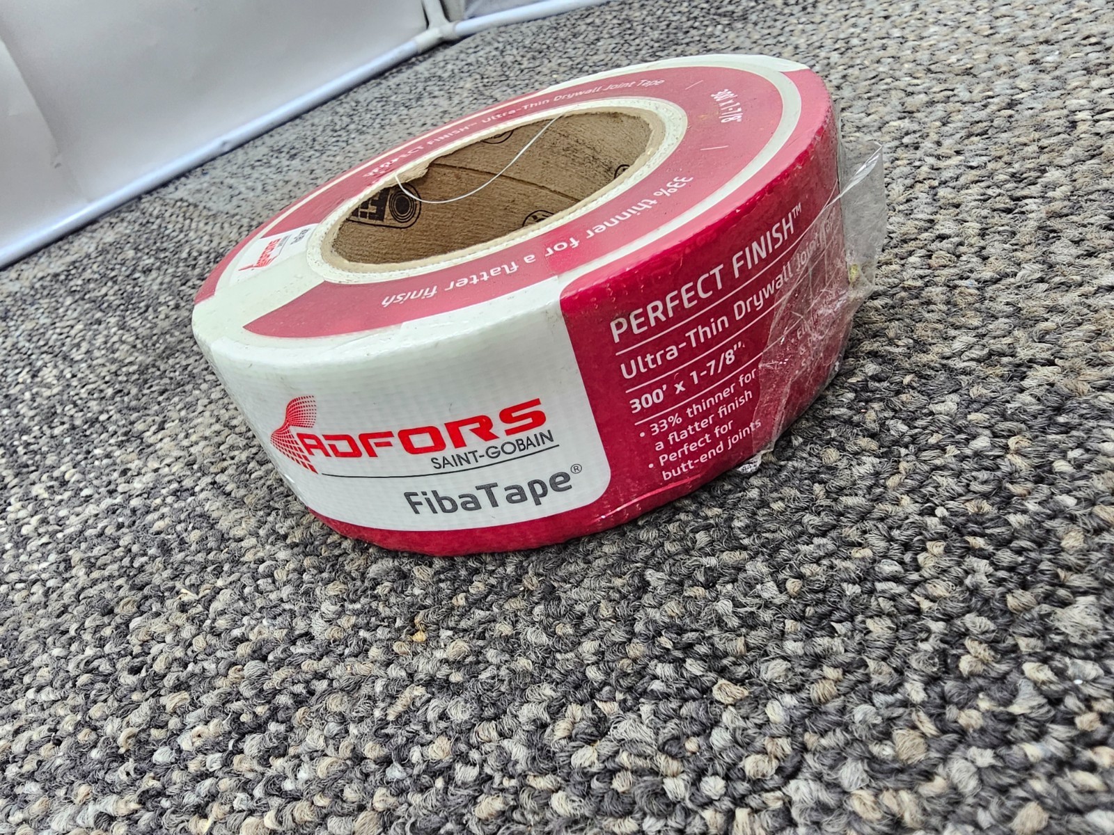 (QTY 7) ADFORS FibaTape 300' x 1-7/8" Drywall Joint Tape, Ultra-Thin 33% Thinner