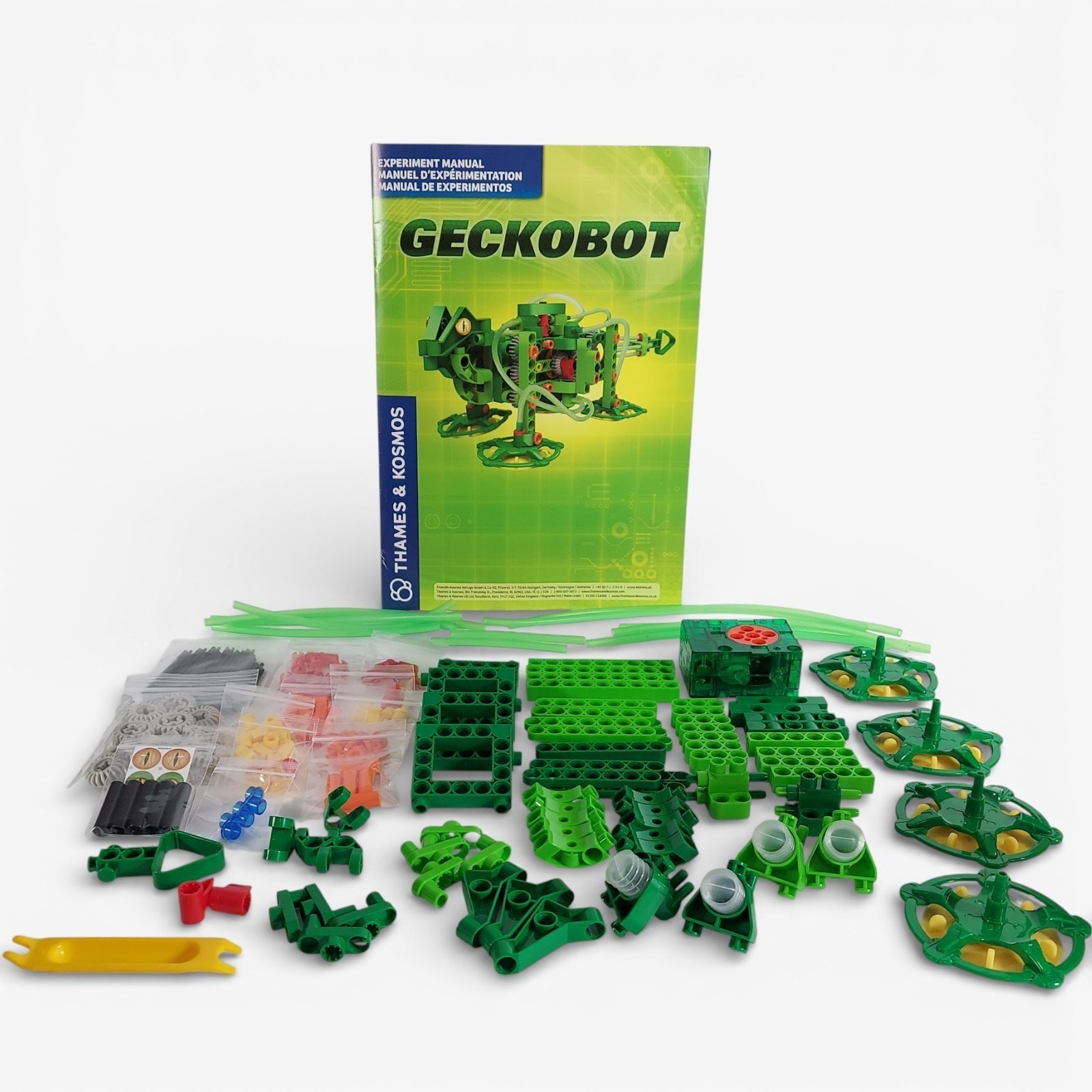 Thames & Kosmos Geckobot Experiment STEM Kit Build Wall Crawling Robot No Box