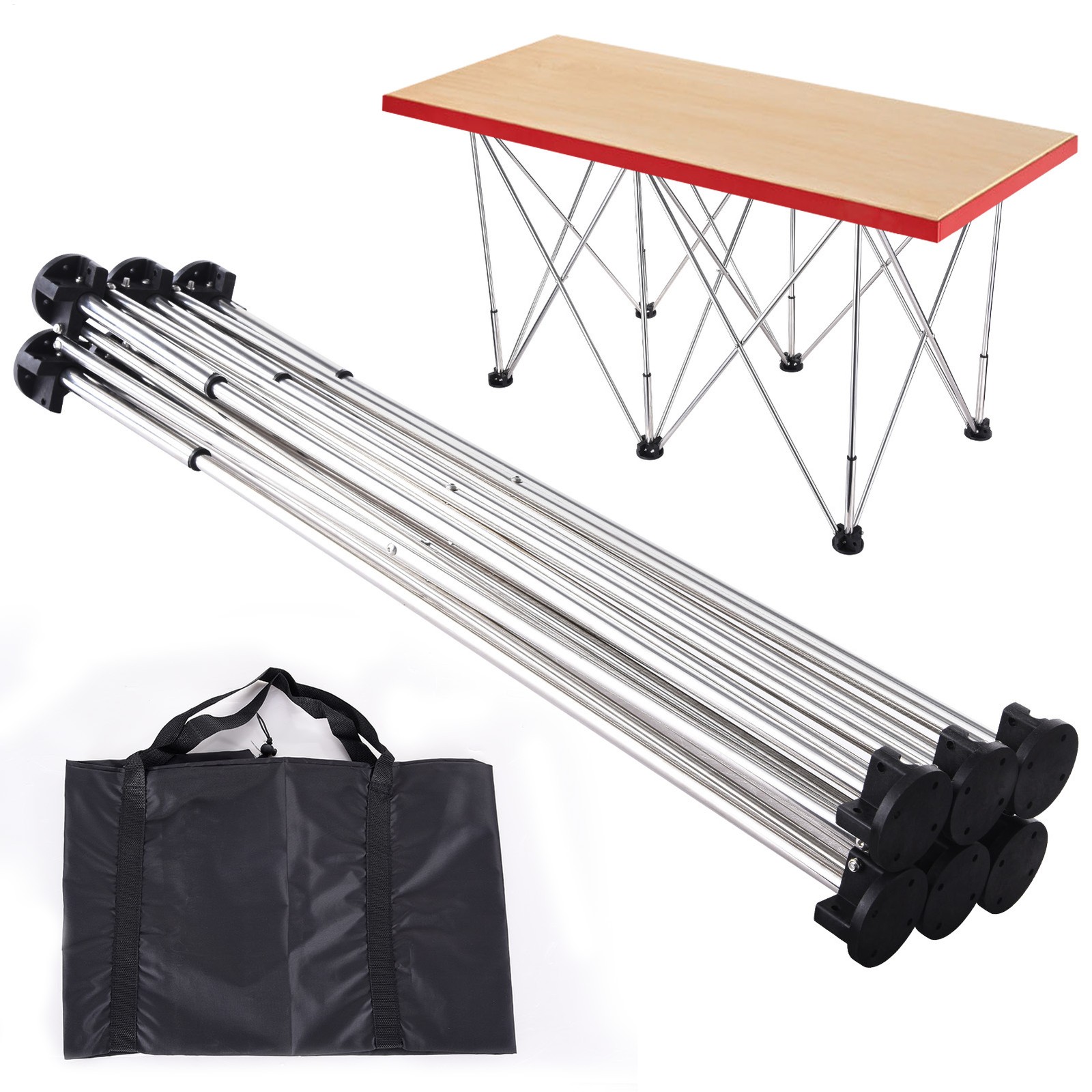 28'' Portable Workbench Collapsible Heavy Duty Folding Work Table Base