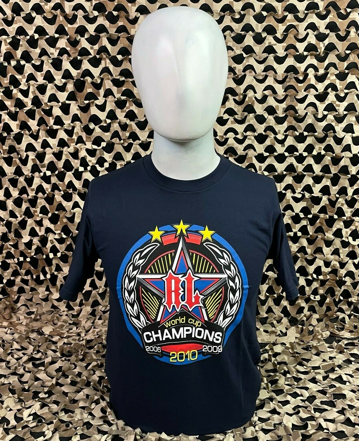 NEW HK Army Russian Legion Champions Paintball T-Shirt - Blue - Small