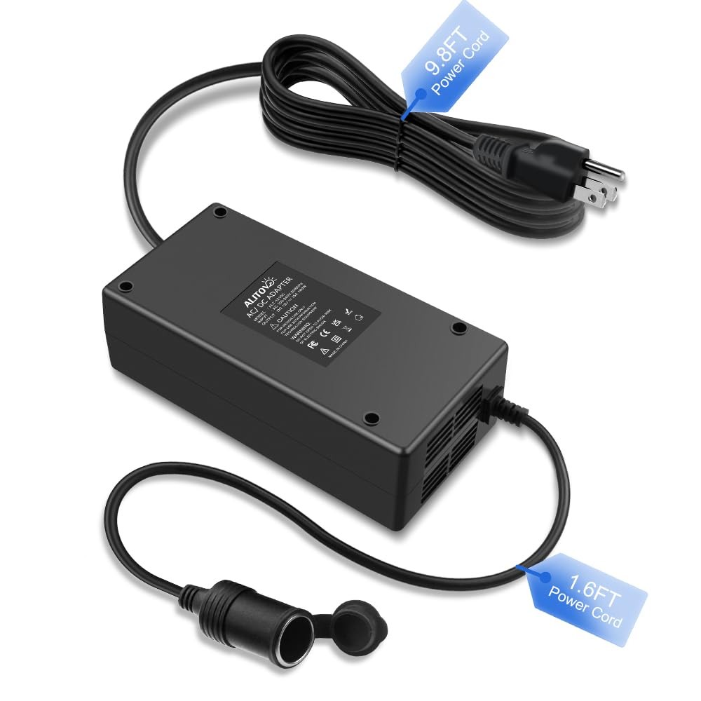 ALITOVE AC to DC Converter 110V 12V 15A 180W(Pro 180W (Pro Max), Black
