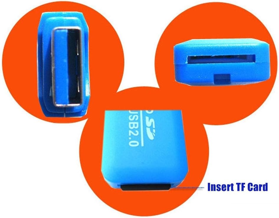 USB 2.0 Micro SD SDHC TF Card Reader Memory Adapter for PC Laptop Camera Lot