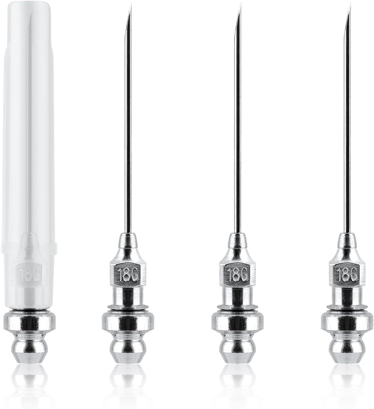 4 Small Bearing Grease Injector Needles – Removable Mini Nozzles for Grease Gu